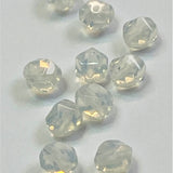 Perles d'opalite, taillées à facettes - (10 pces)