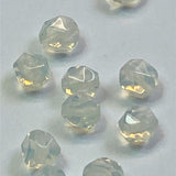 Perles d'opalite, taillées à facettes - (10 pces)