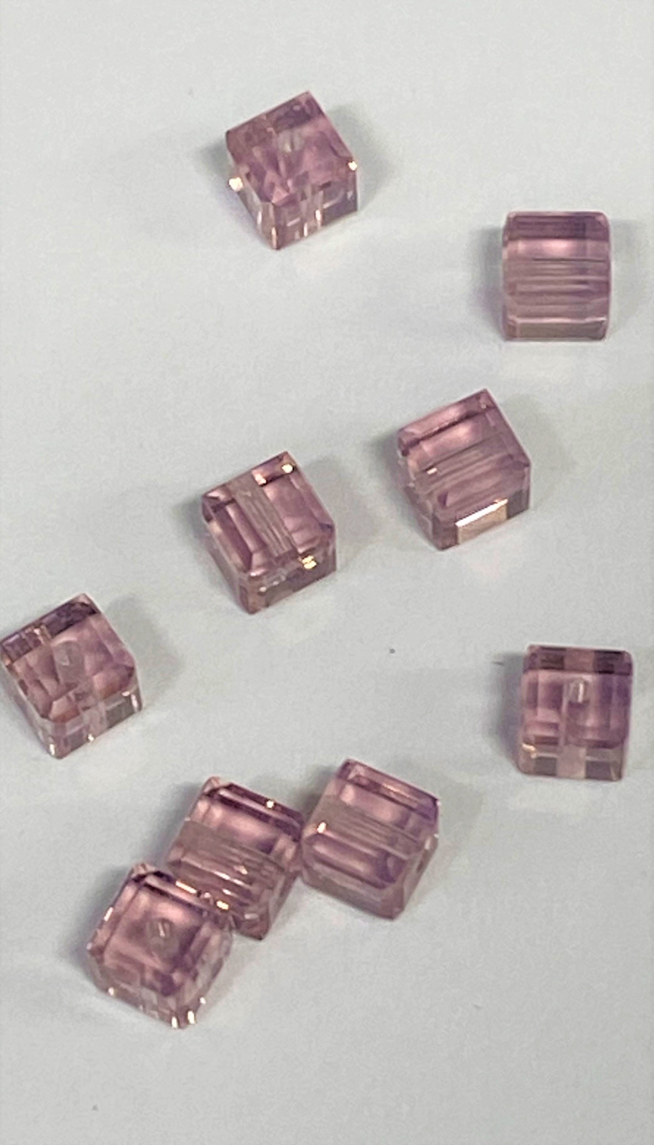 Cube 4 - Ligth Amethyst  (5 pces)