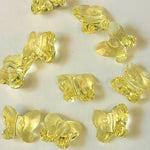 Papillon 8 mm - Jonquille (5 pces)