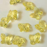 Papillon 8 mm - Jonquille (5 pces)