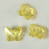Papillon 8 mm - Jonquille (5 pces)