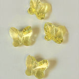 Papillon 8 mm - Jonquille (5 pces)