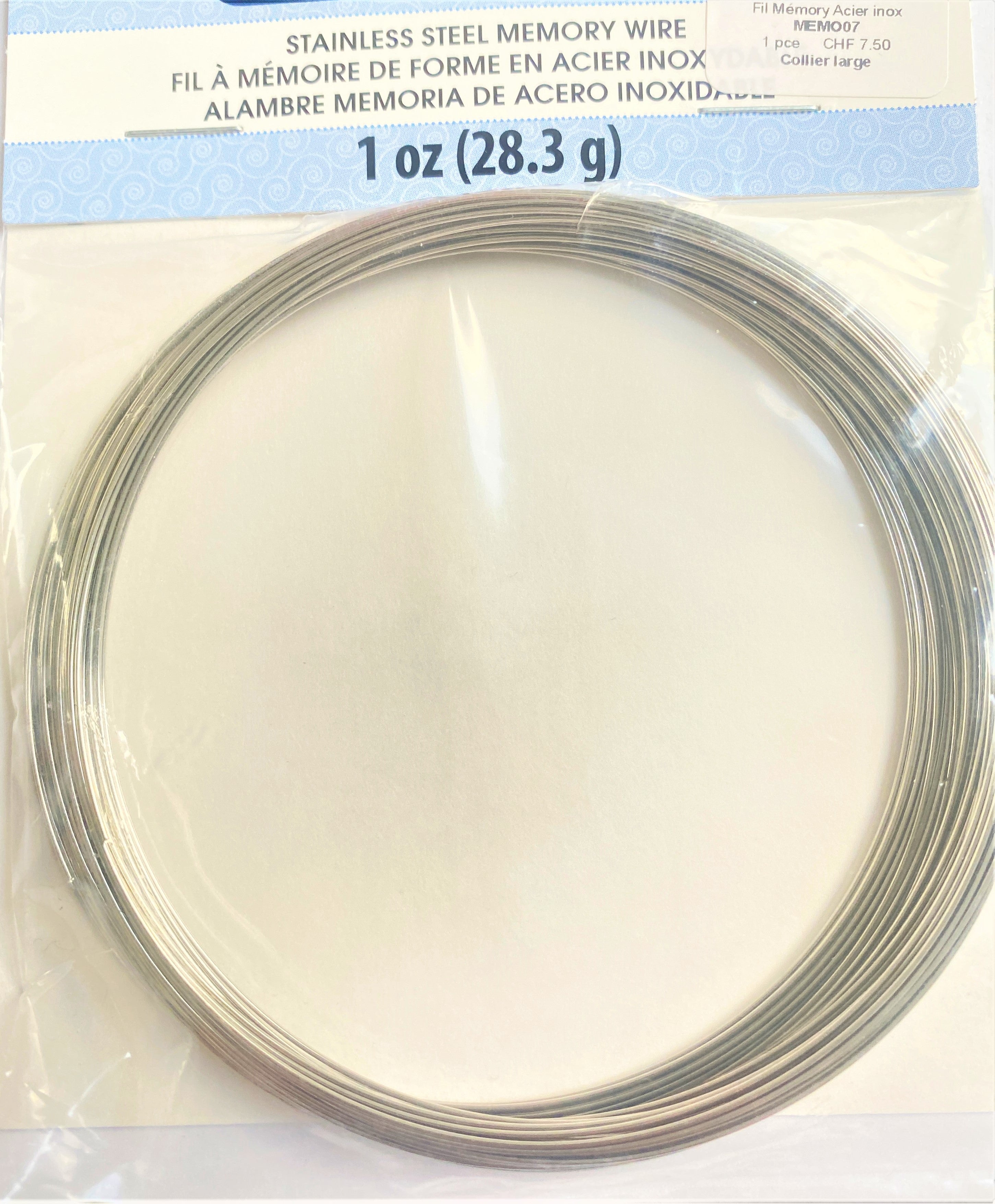 Fil Memory Acier Collier