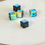 Cube 4mm , Jet AB (5pces)