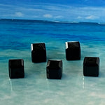 Cube 4mm , Jet  (5pces)
