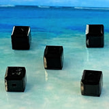 Cube 4mm , Jet  (5pces)