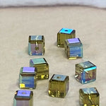 Cube 4 mm , Héliotrope Blue ( 5 pces)
