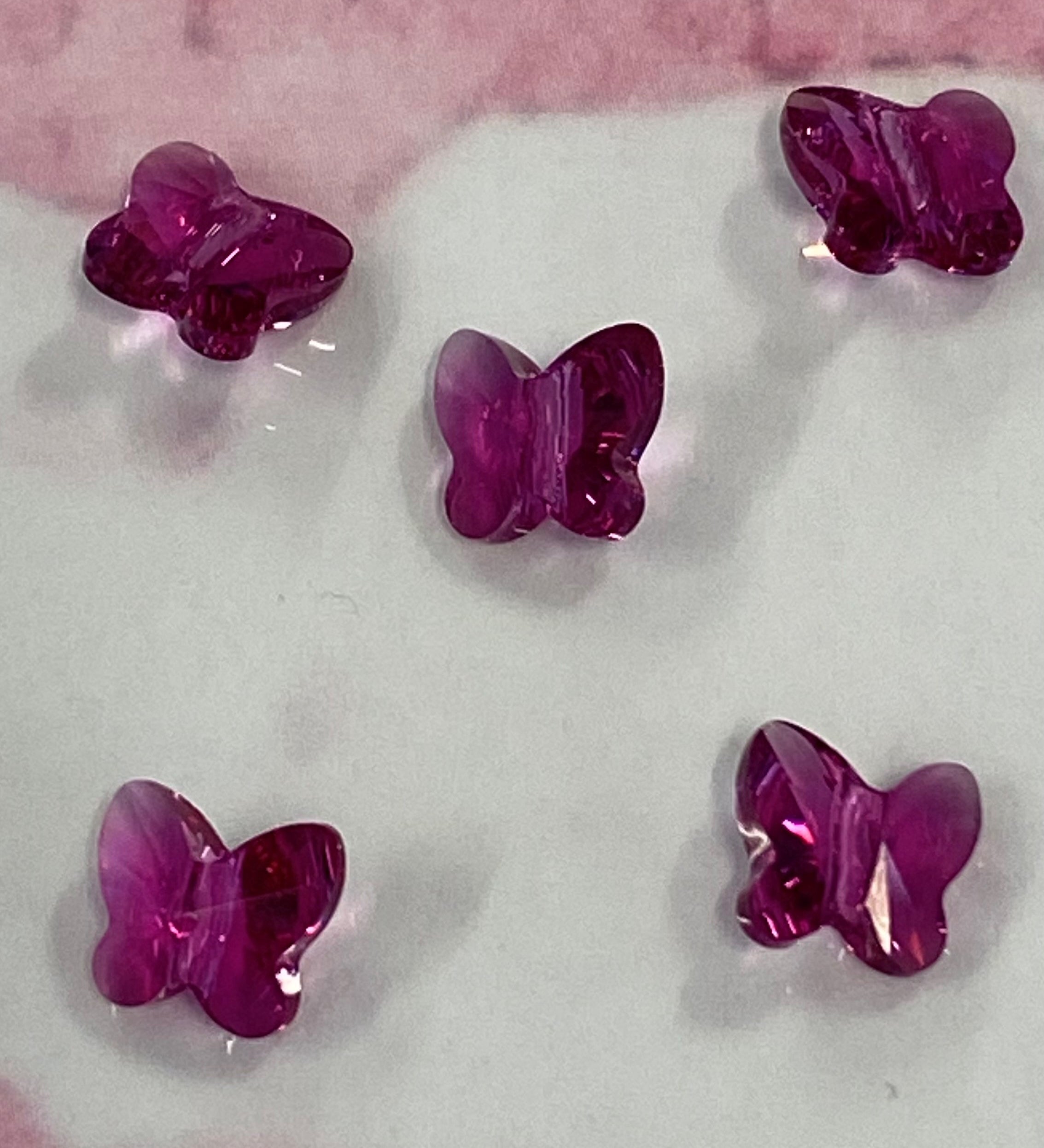 Papillon 8  - Fuschia (5 pces)