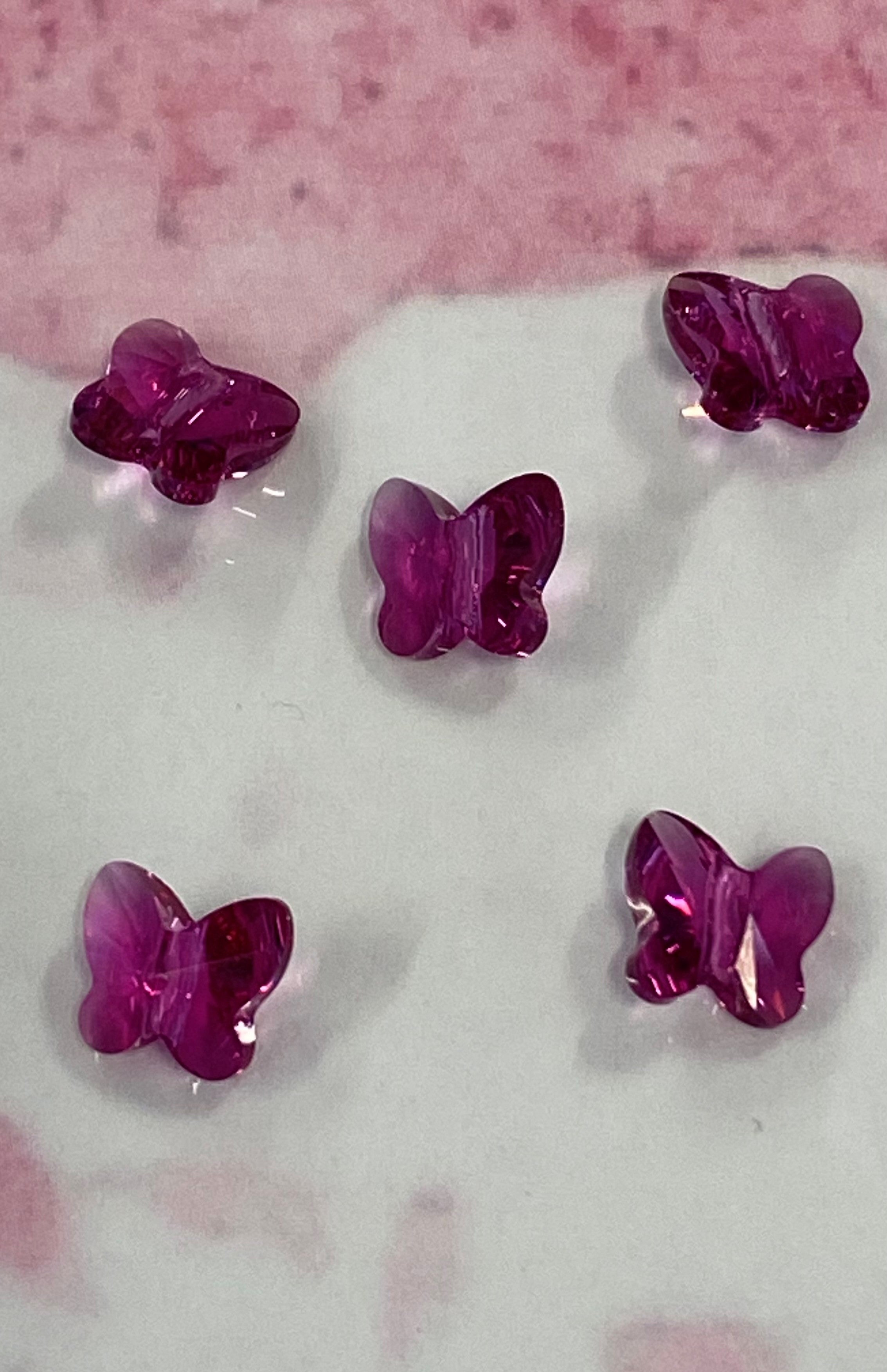 Papillon 8  - Fuschia (5 pces)