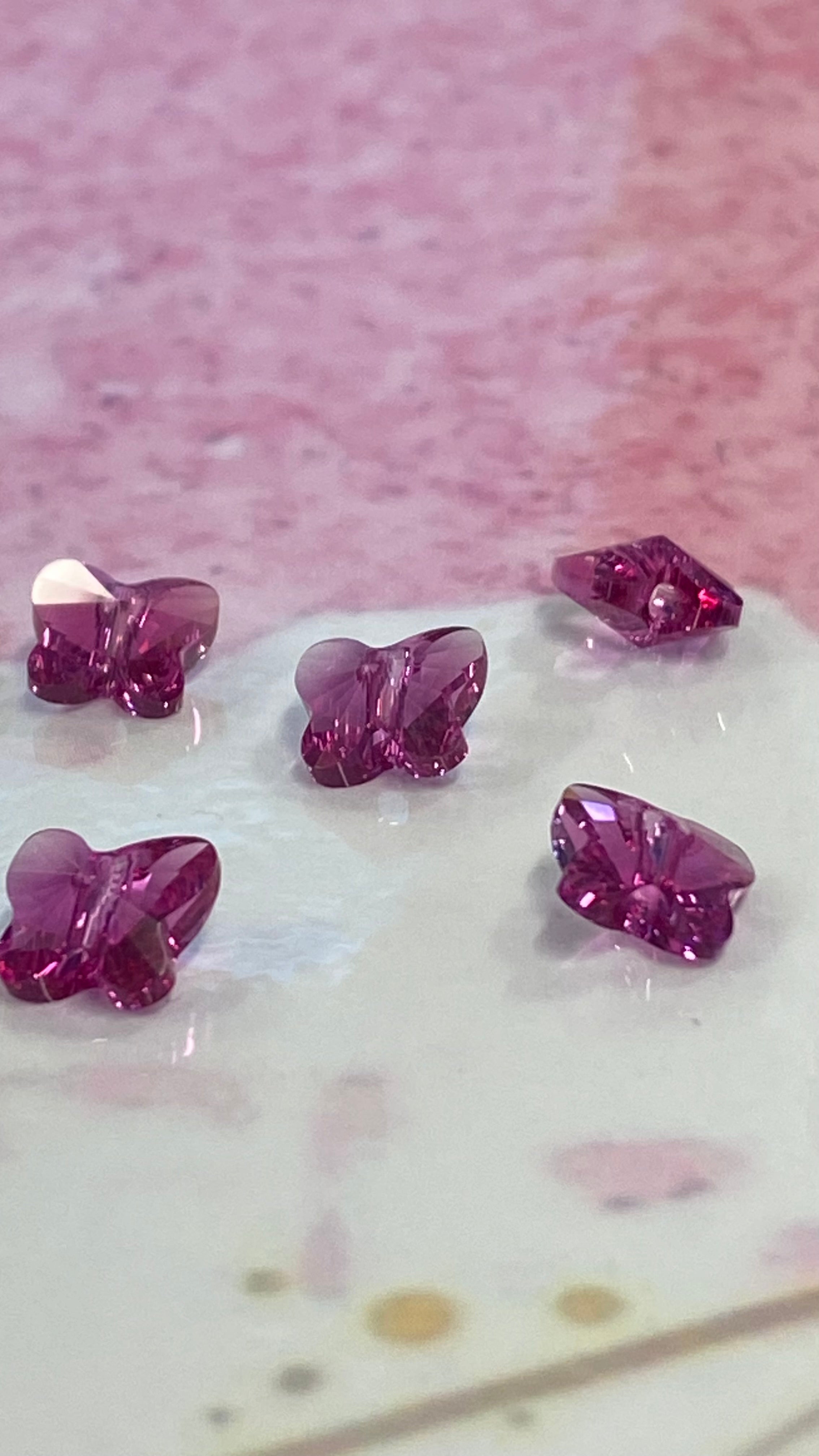 Papillon 8  - Fuschia (5 pces)
