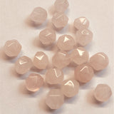 Perles de quartz rose naturel, taillées à facettes - (10 pces)