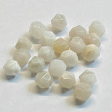 Perles d'agate folle naturelle, taillées à facettes - (10 pces)