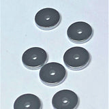 Perles Heishi platinées (sachet 20 pces)