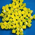 Bicone 4 - Jaune  Opal AB (25 pces)