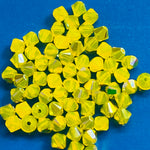 Bicone 4 - Jaune  Opal AB (25 pces)