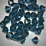 Bicone 4 - Montana (25pces)