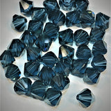 Bicone 4 - Montana (25pces)