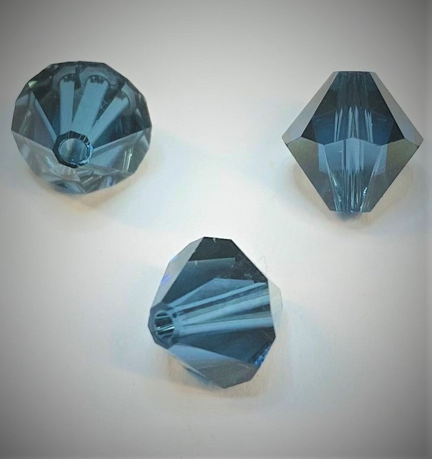 Bicone 8 - Montana (5 pces)