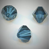 Bicone 4 - Montana (25pces)