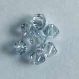 Bicone 4 - Cristal Ombré Bleu (25 pces)