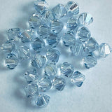 Bicone 4 - Cristal Ombré Bleu (25 pces)