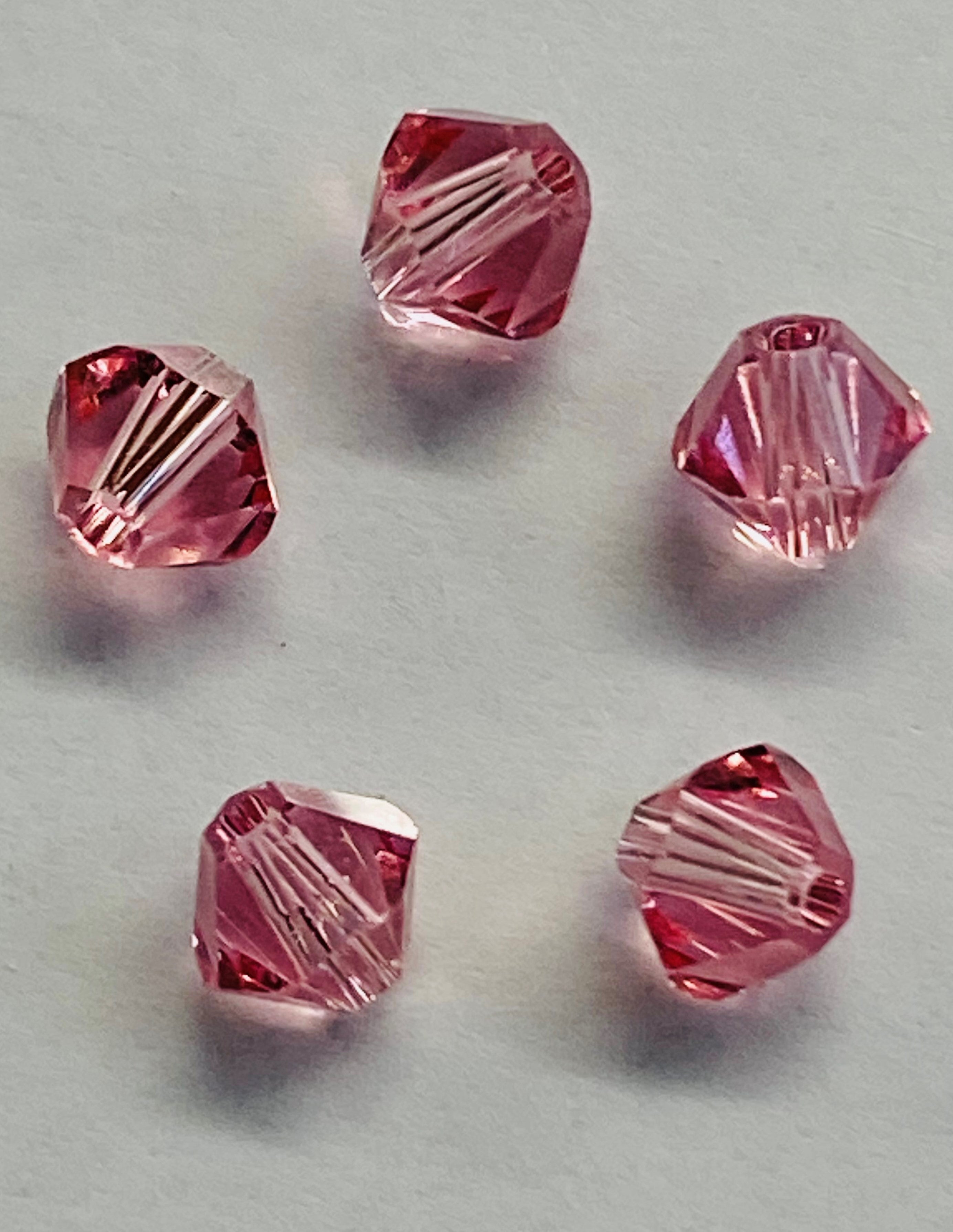 Bicone 4 - Rose Claire (25pces)