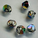 Bicone 3 - Crystal Vitrail Médium (25 pces)