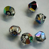 Bicone 3 - Crystal Vitrail Médium (25 pces)