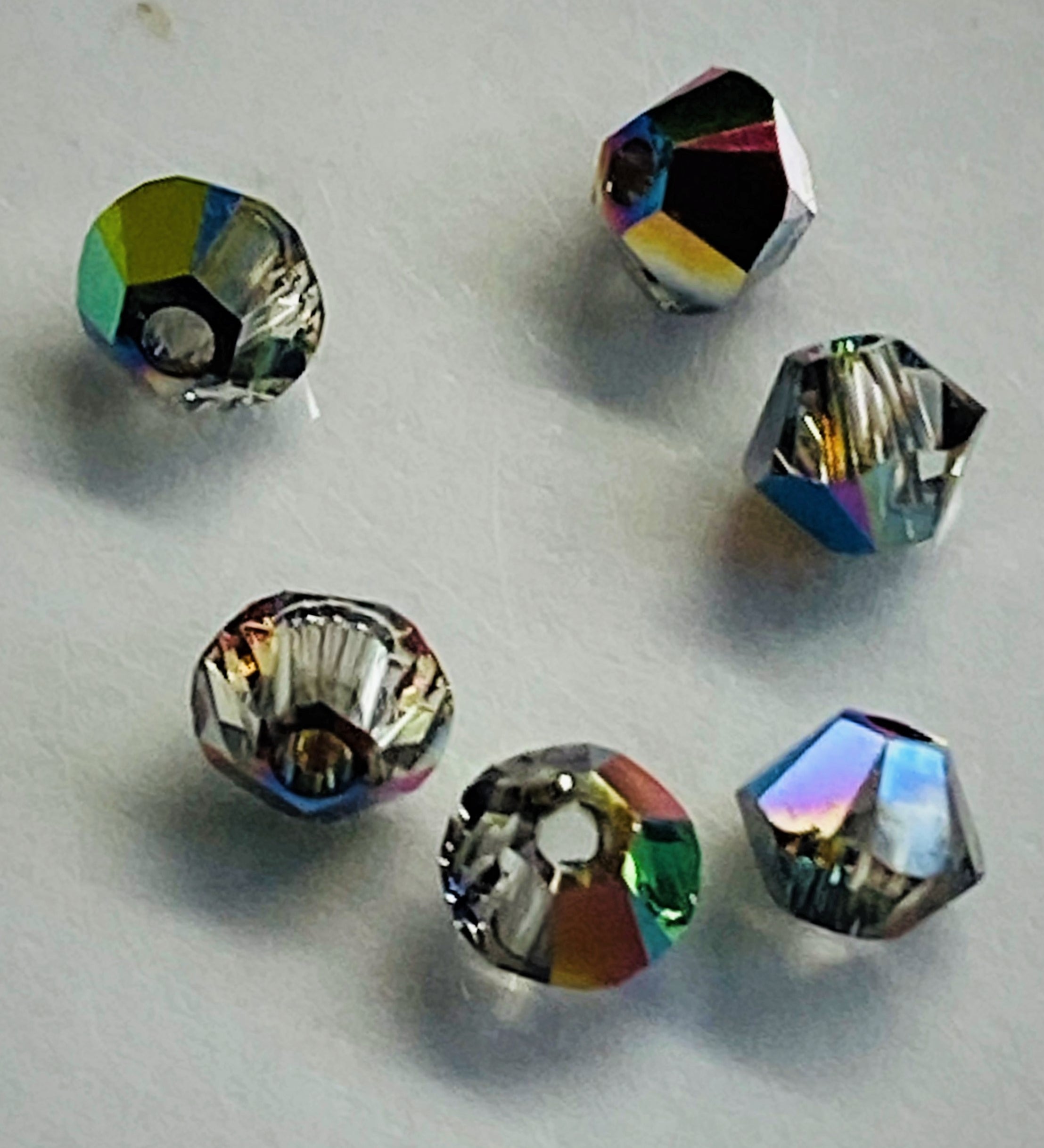 Bicone 3 - Crystal Vitrail Médium (25 pces)