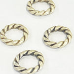 Anneau 18 mm - Argent vieilli -  (1 pce)