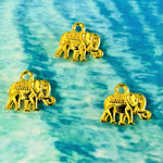 Charms - Petit éléphant doré (1pce)