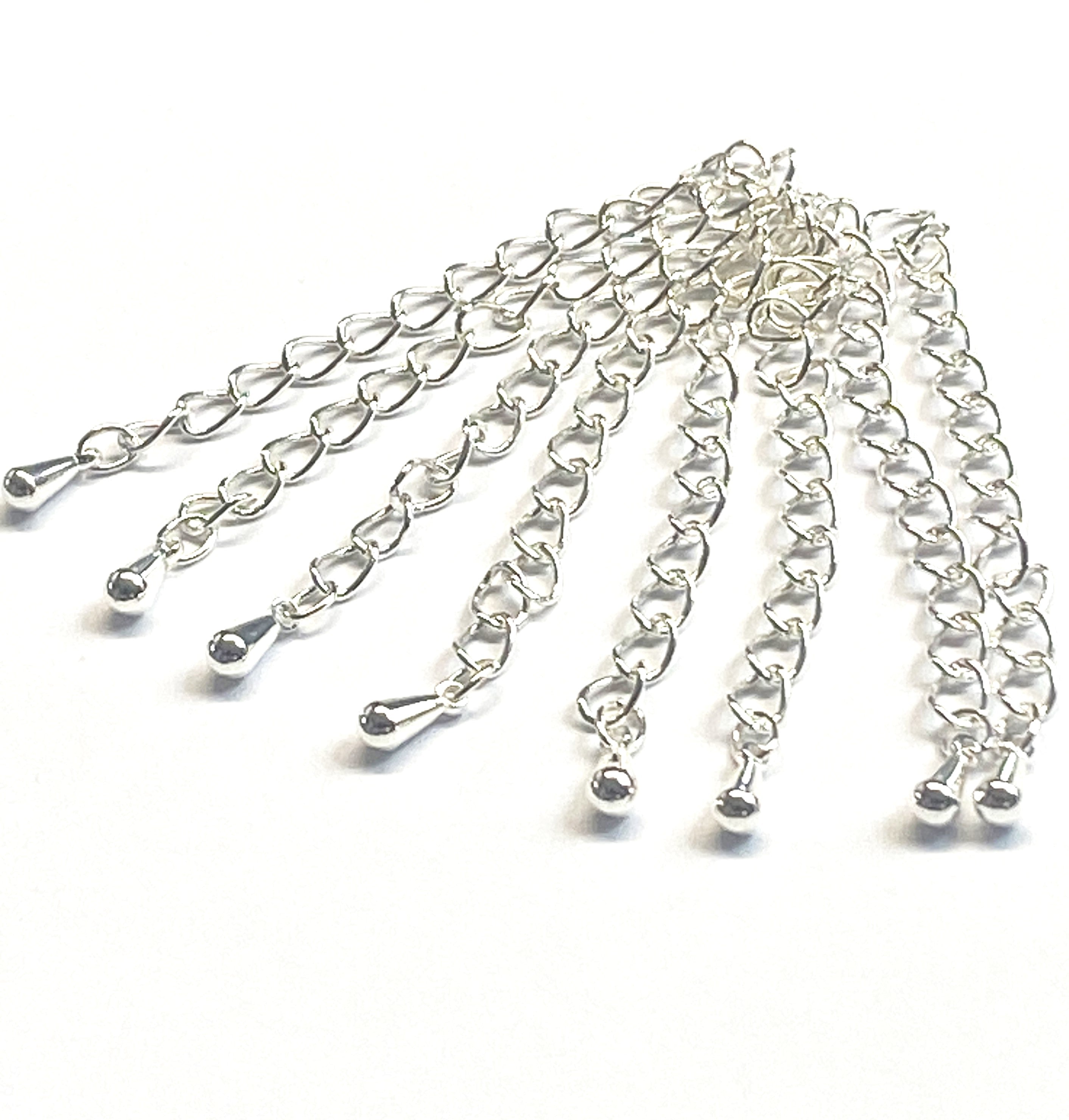 Chaînette - Réglage "Goutte" - Argenté (1 pièce)