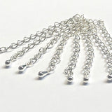 Chaînette - Réglage "Goutte" - Argenté (1 pièce)