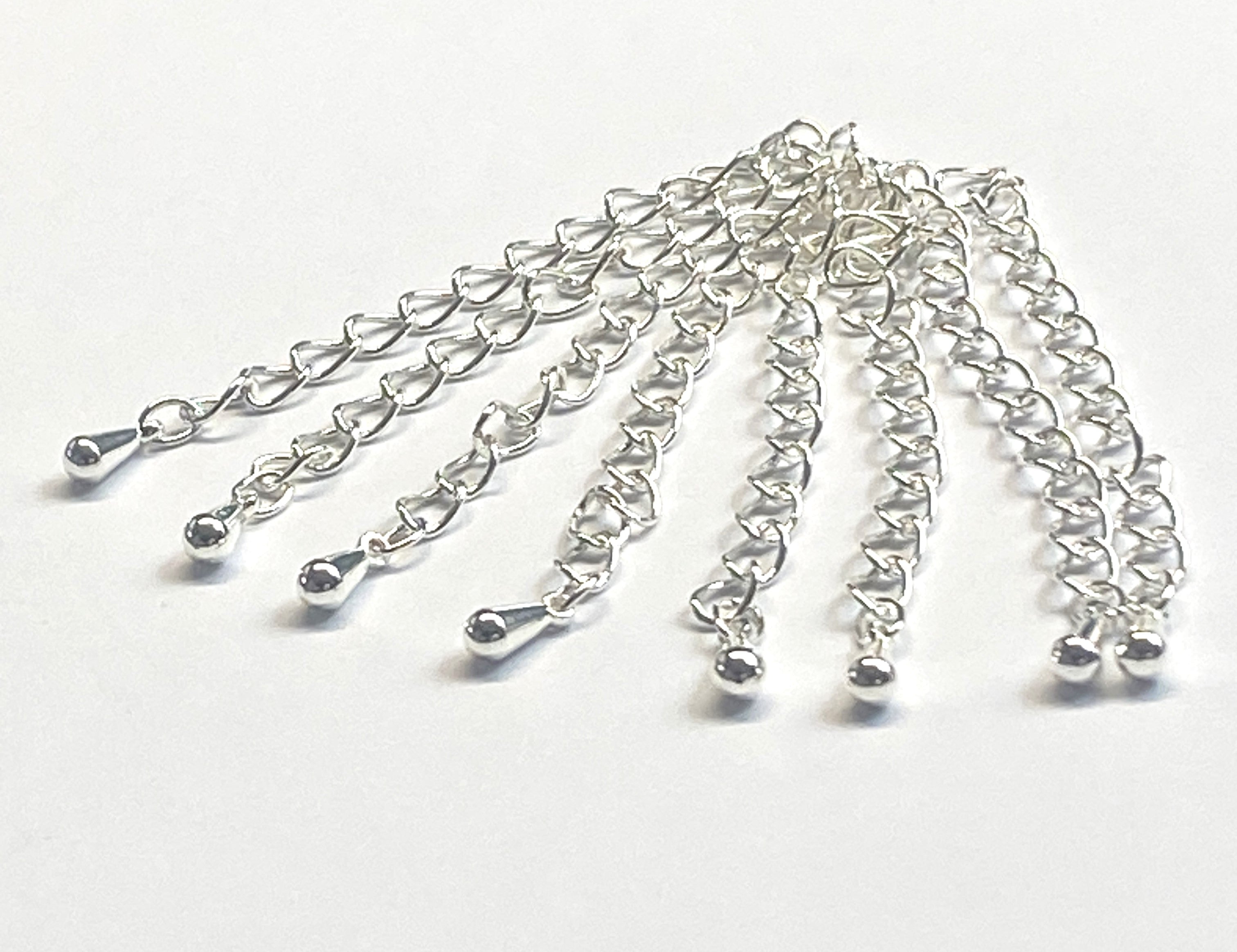 Chaînette - Réglage "Goutte" - Argenté (1 pièce)