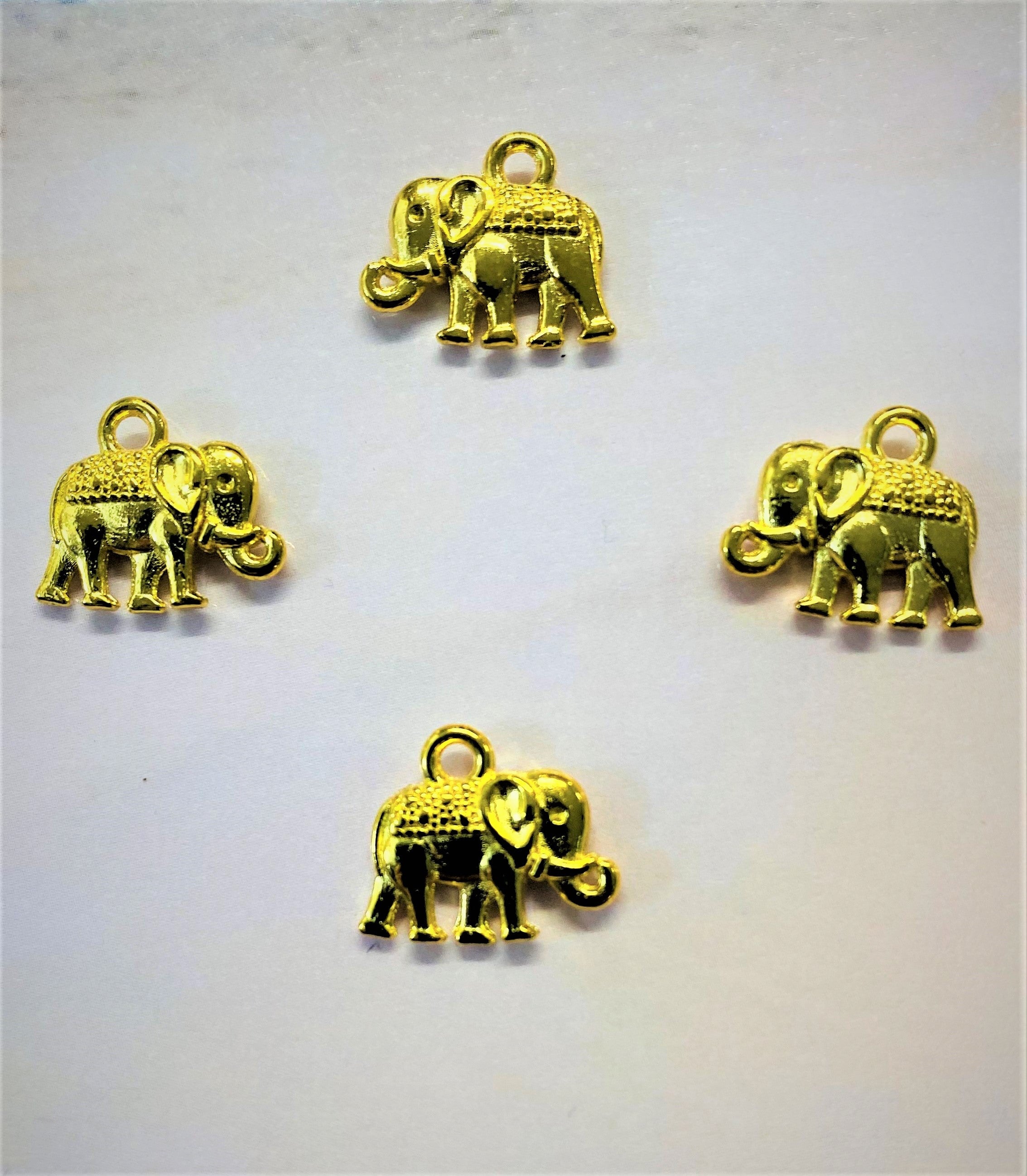 Charms - Petit éléphant doré (1pce)