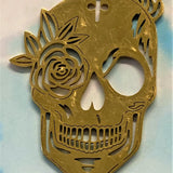 Charms- pendentif Crane pour Halloween, doré (1pce)