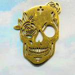 Charms- pendentif Crane pour Halloween, doré (1pce)