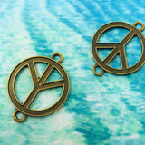 Connecteur "peace and love" style tibétain (1pce)
