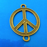 Connecteur "peace and love" style tibétain (1pce)