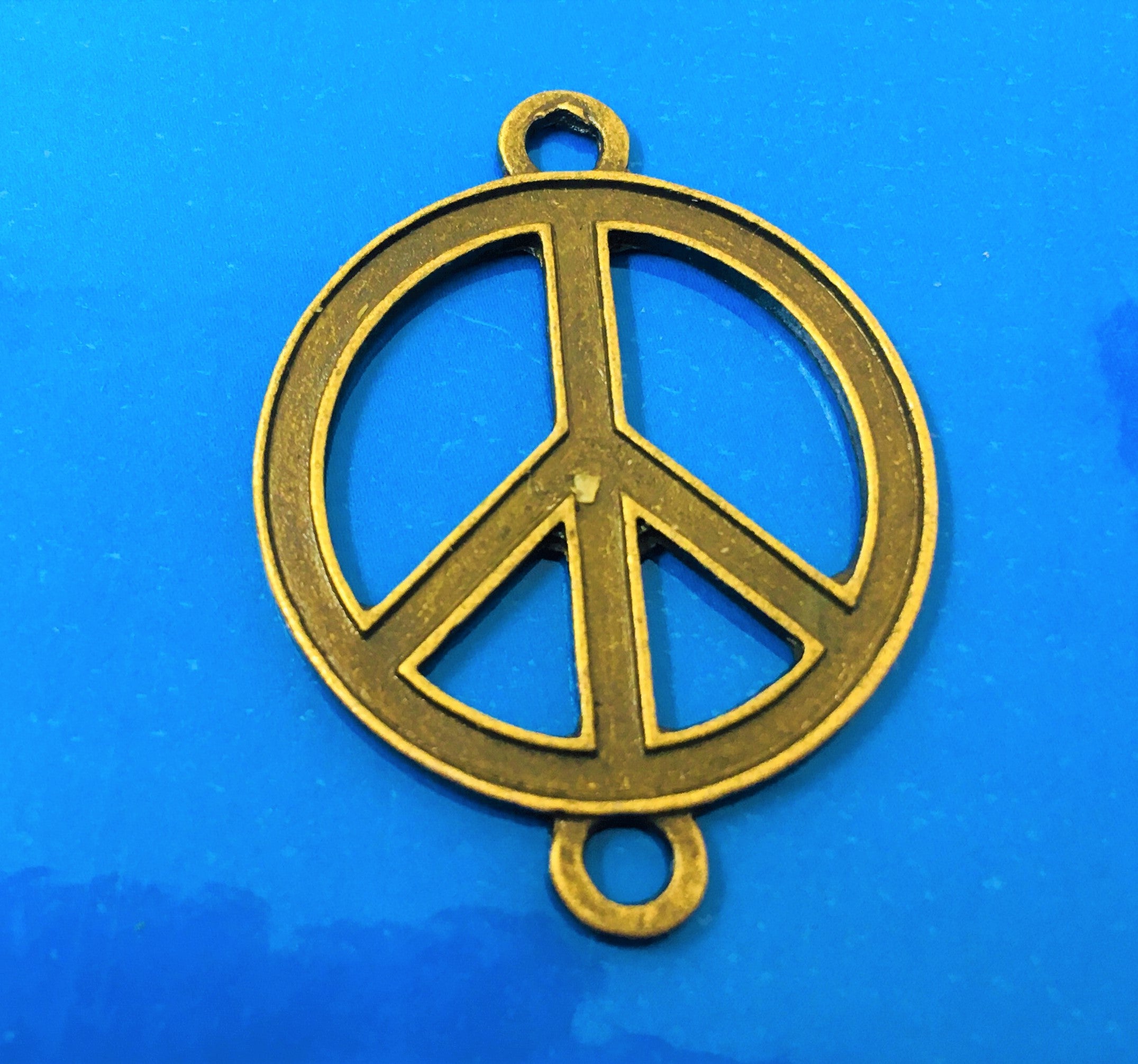 Connecteur "peace and love" style tibétain (1pce)