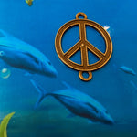 Connecteur "peace and love" style tibétain (1pce)