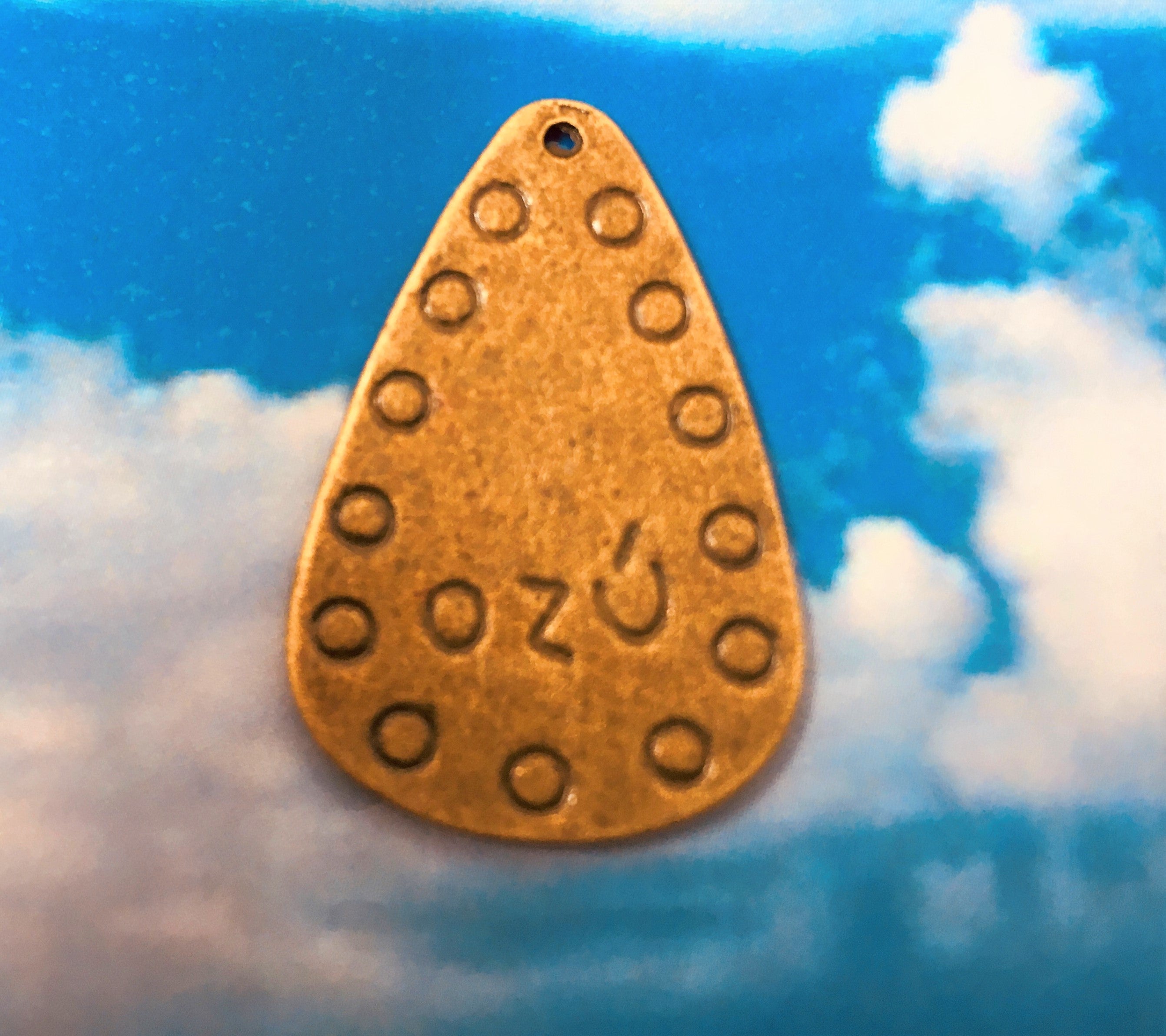 Pendentif goutte style tibétain (1pièce)