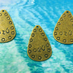 Pendentif goutte style tibétain (1pièce)