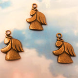 Pendentif ange sculpté - style tibétain (1pce)