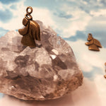 Pendentif ange sculpté - style tibétain (1pce)