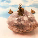 Pendentif ange sculpté - style tibétain (1pce)