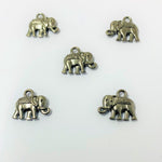 Charms - Petit éléphant , Gunmetal (1pce)