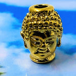 Perle intercalaire - Tête de Bouddha, Or (1pce)