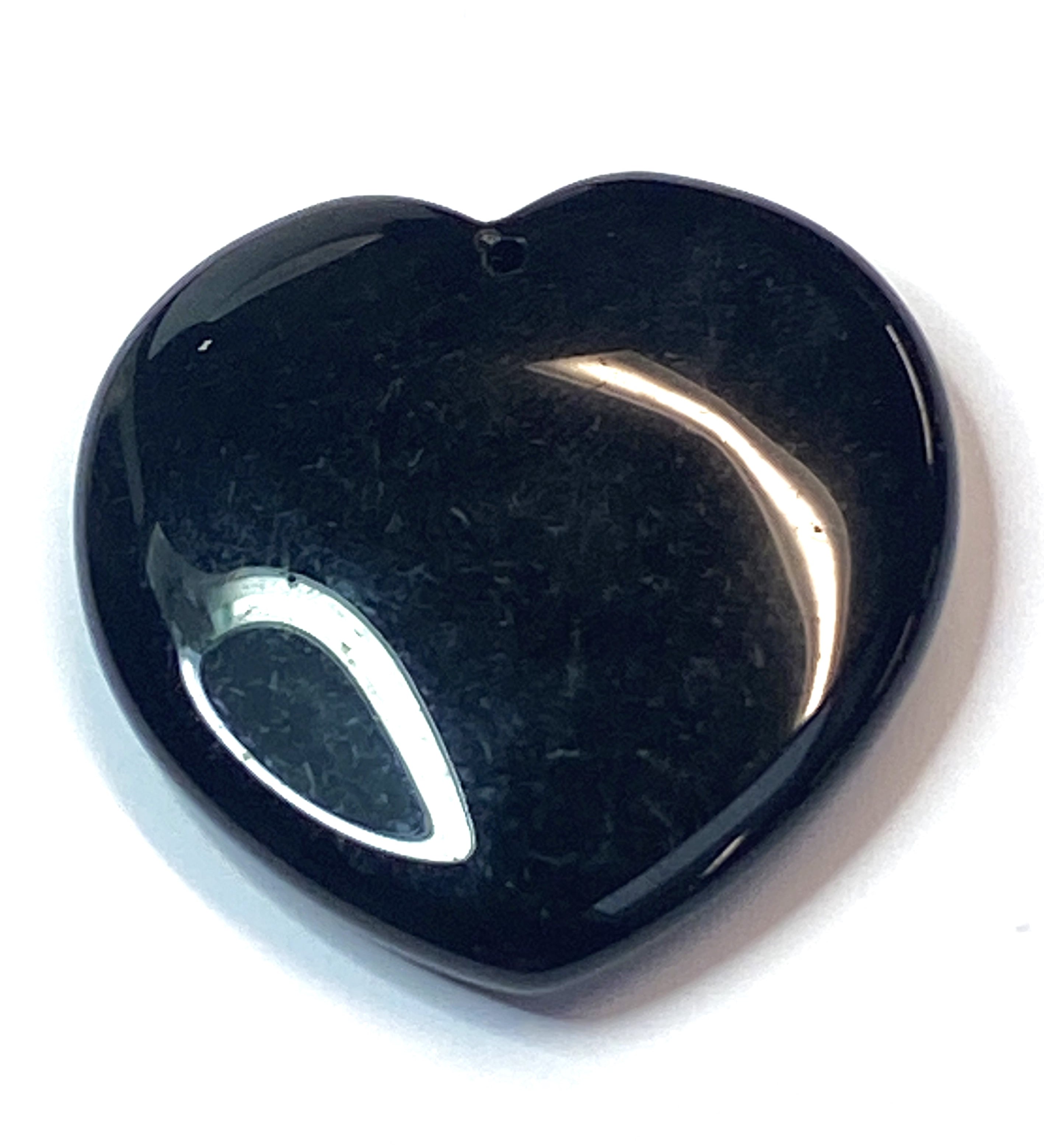 Pendentif pierre précieuse - Coeur - Onyx 1(pce)